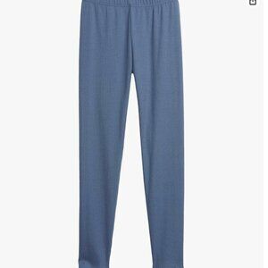 NWT Gap Kids Girl's Ribbed Legging Bainbridge Blue Size 14-16 XXL